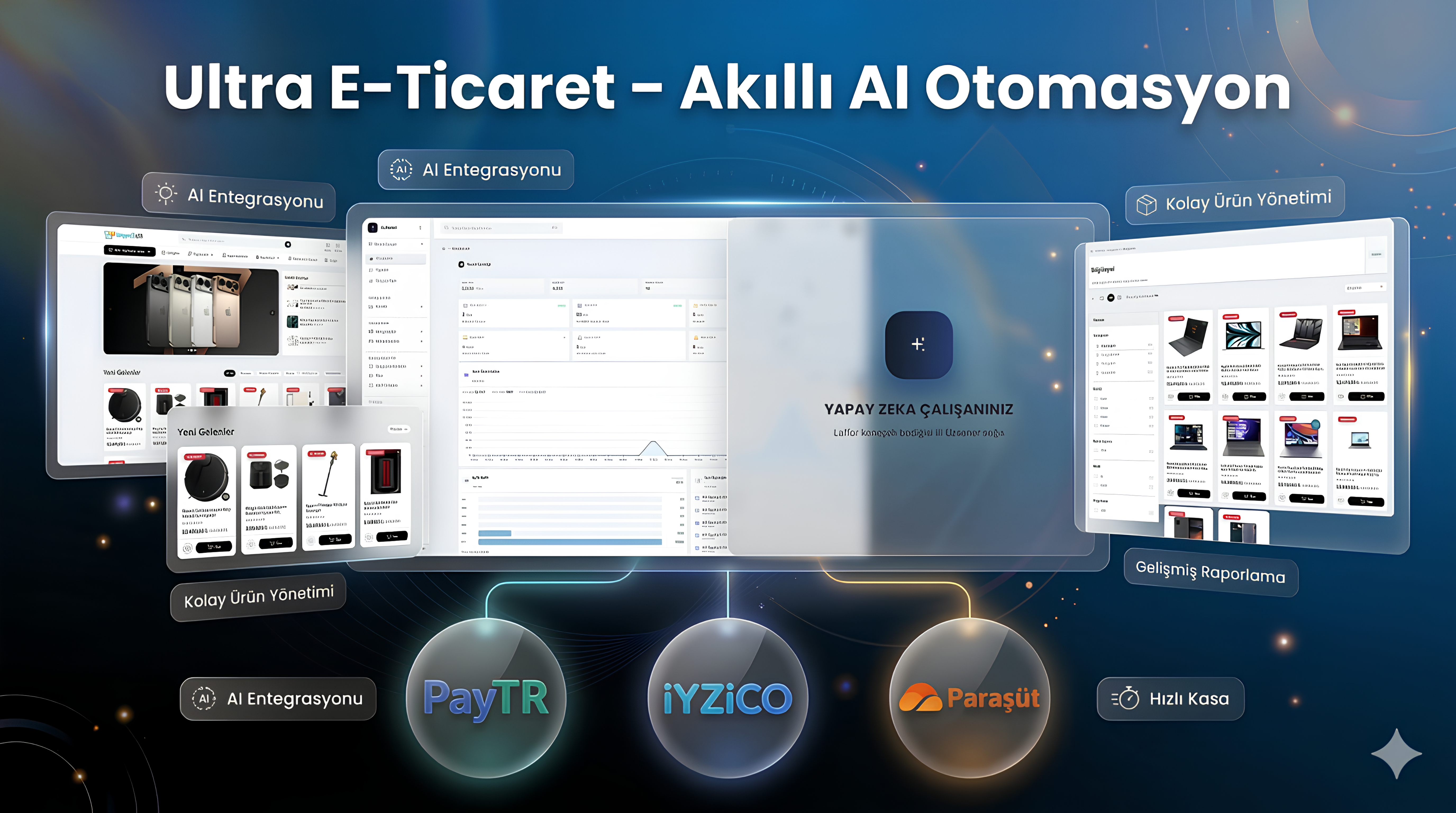 Ultra E-Ticaret – Akıllı AI Otomasyon
